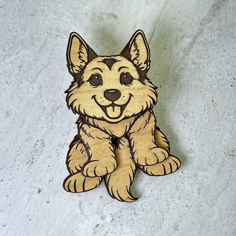 Siberian Husky Puppy‎ Dog Magnet Dog Lover Gift 3.5in Cute Husky